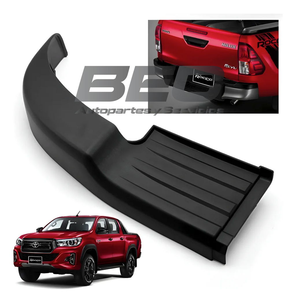 Moldura Parachoque Trasero Izquerdo Toyota Hilux 2016-2024