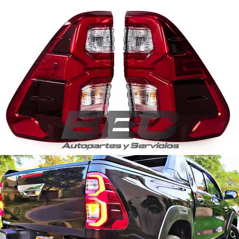 Par Foco Trasero LED Toyota Hilux 2016-2024