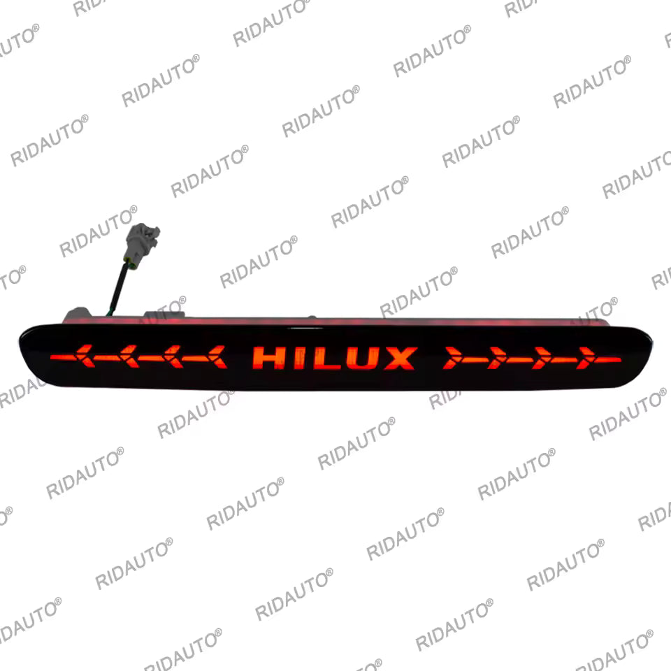 Tercera Luz de Freno LED Negro Toyota Hilux 2016-2024