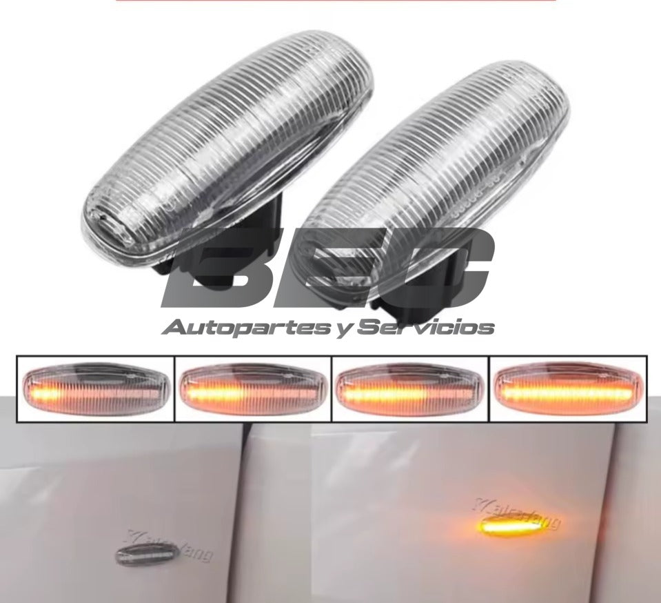 Par Intermitente Tapabarro Toyota Hilux 2016 al 2024