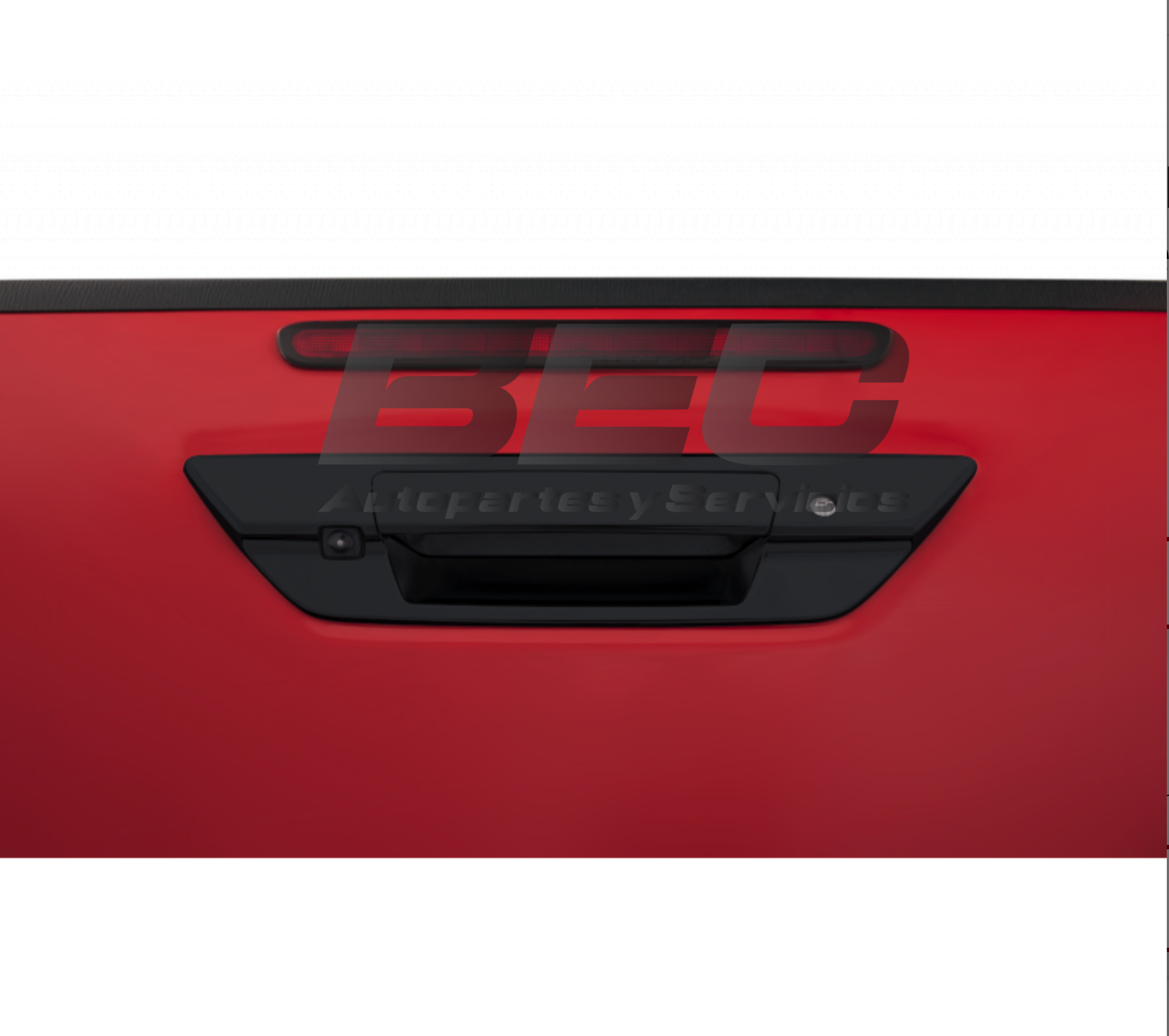 Manilla de Portalón Negra Con Cámara de Retroceso para Toyota Hilux 2016-2024