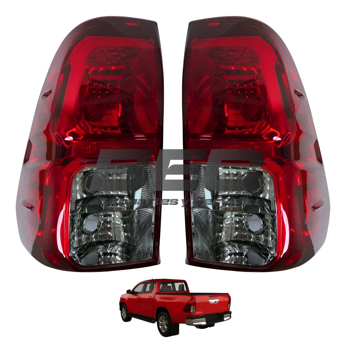 Par Foco Trasero Toyota Hilux 2016-2024